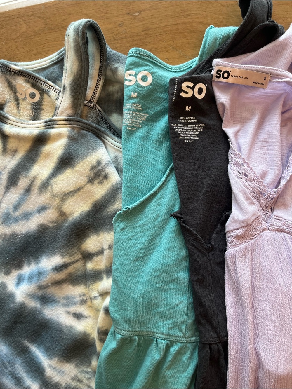 SO Girls' Tank Top Set - Distressed Tanks, Top, Off Shoulder Sweatshirt